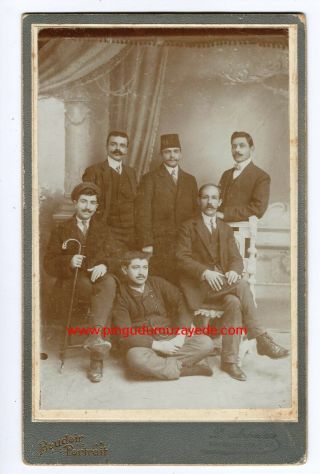 Turkey / Cabinet Photo Of N.  Andriomenos Constantinople,  Ottoman Types