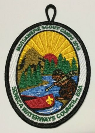 Massawepie Scout Camps 2019 Camper Patch With Loop