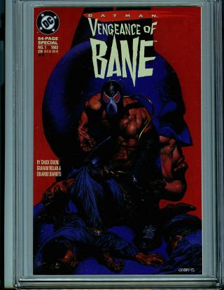 Batman Vengeance of Bane 1 CGC 9.  6 NM,  2nd Print 1993 1st Bane DC Comics K7 2