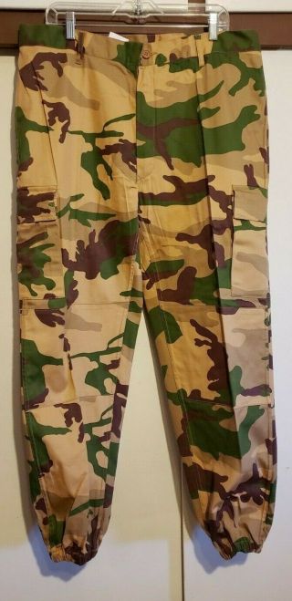Italy Italian Desert Camo Army Military Somalia Mission Camouflage Pants Xl (40 ")
