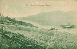 Ohio,  Oh,  Ironton,  Ferry Landing 1910 