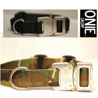 Ukom Onie 25mm (1”) Military Spec Dog Collar With Metal Cobra® Buckle - One Size