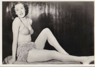 Gladys De Carlo - State Express/ardath Movie Star Pin - Up/cheesecake 1937 Cig