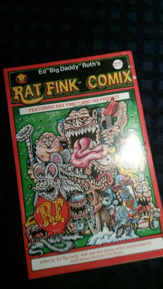 Rat Fink Early Comic Book.  From Ed Big Daddy Roth.