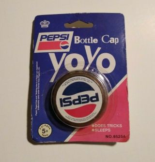 Vintage Pepsi Bottle Cap Yoyo Cola Soda Pop Advertising Toy Yo Yo Package