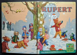 Rupert Annual 1962.  Not Inscribed Or Clipped.  Magic Paints Untouched