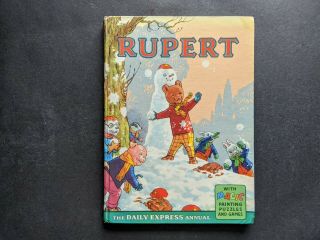 RUPERT ANNUAL 1962.  NOT INSCRIBED OR CLIPPED.  MAGIC PAINTS UNTOUCHED 2