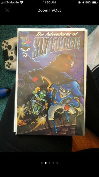 The Adventures Of Sly Cooper Comic 1 and 2 3