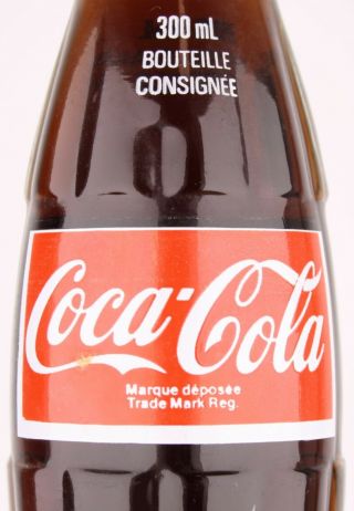 Canada 1980s? Coca - Cola ACL bottle 300 ml 3