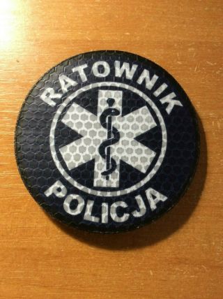 Poland Patch Police Ems Rescue Ratownik Policja -