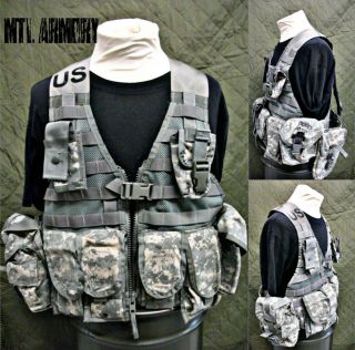 Us Acu Ucp Tactical Vest With Pouches Digital Camo