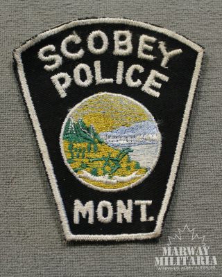 Early Scobey Montana Police Patch (18838)