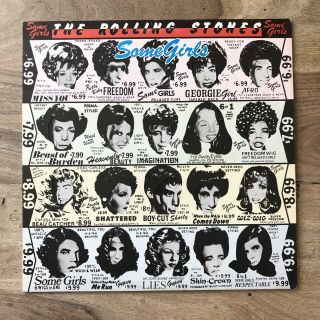 The Rolling Stones - Some Girls Lp Cun 39108 Uk Press 1978 Stereo Mick Jagger
