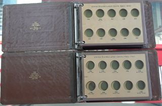 Vintage WAYTE RAYMOND,  NATIONAL COIN ALBUM LARGE CENTS Folder 1,  2,  1793 - 1857 3