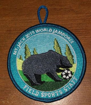 Boy Scout 2019 24th World Scout Jamboree Mt.  Jack Field Sports Staff Patch