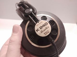 Vintage Akg K240 Monitor Headphones 600 Ohms Austria And