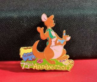 Disney 75th Anniversary Winnie The Pooh Kanga And Roo Le 100 Pin,  Nip