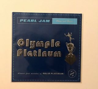 Pearl Jam 7  Olympic Platinum/smile 1996 Christmas Single