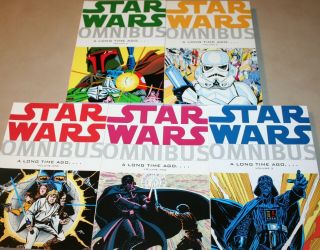 Star Wars Omnibus A Long Time Ago Vol 1 2 3 4 5 Tpb Set Marvel/dark Horse Comics