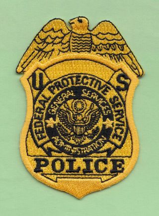 U25 3 Rare Fps Gsa Old Federal Police Patch Washington Dc Agent Dhl Protective