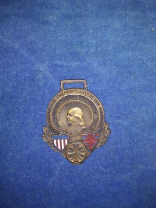 1928 Medal 56th Annual Conv Intl Assn Fire Chiefs/engineers Philadelphia Pa