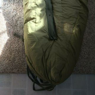 VINTAGE ARMY SLEEPING BAG,  ARCTIC OUTER SHELL M - 1949 2