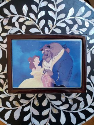 Disney Beauty And The Beast Jewelry Music Box 1991 Vintage