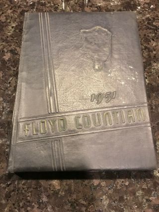 1951 Vintage Floyd Countian High School Yearbook Floyd County Ky Kentucky Midfle