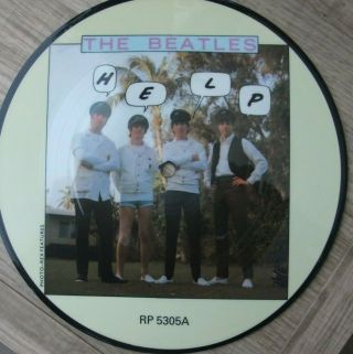 The Beatles - Picture Disc - Help - 1985 - I 