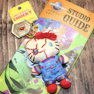 Hello Kitty Chucky Halloween Keychain Plush Doll Figure Limited Usj Japan 2019