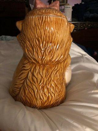 Vintage Treasure Craft Kitty Cat Cookie Jar.  