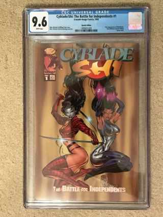 Cyblade / Shi 1 Special Edition A Variant Cgc 9.  6 1st Witchblade Image Comics
