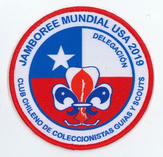 2019 World Scout Jamboree Chile Collectors Club Scouts Contingent Patch