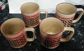 Set of 4 Nestle Hot Cocoa or coffee Mugs - Rich ' N Creamy 3