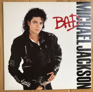 Michael Jackson ‎– Bad 12” Vinyl Lp Rock Funk Soul Pop 1987 450290 1
