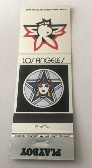 Vintage Matchbook Cover Matchcover Playboy Clubs 25th Anniversary Los Angeles
