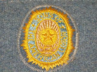 Vtg Sons of the American Legion Hat Blue Garrison Cap Wool Embroidered VFW R - W - B 2