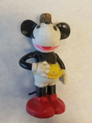 Minnie Mouse Toothbrush Holder Bisque Disney 1930 