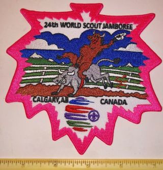 Wild Canadians Pink Contingent Patch Badge 2019 24th World Boy Scout Jamboree