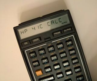 Vintage Hewlett Packard Hp 41c Programmable Scientific Calculator