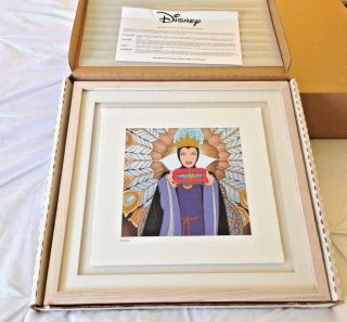 Disney Treasures Evil Queen Villain Limited Edition Framed Serigraph 2