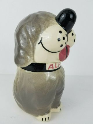 Alpo Dan The Sheep Dog Treat Cookie Jar Ceramic Advertising 8” Made In Usa