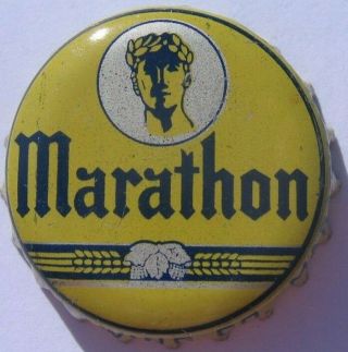 Marathon City Brewing Co.  Soda Bottle Cap; 1964 - 66; Marathon City,  Wi; Cork