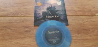 Mazzy Star - Flowers In December - Rare Clear Blue Vinyl 7 " 1996 - Near