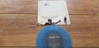 MAZZY STAR - FLOWERS IN DECEMBER - RARE CLEAR BLUE VINYL 7 