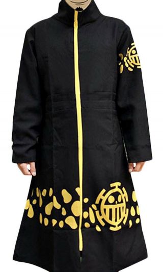 One Piece Trafalgar Law Cosplay Costume Cloak Cape Clothing Gift Size L