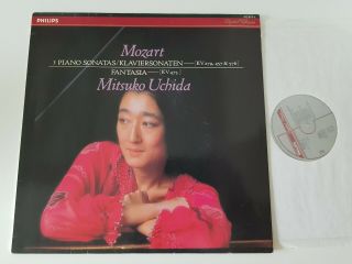 Philips Stereo Lp Mozart 3 Piano Sonatas : Mitsuko Uchida Near