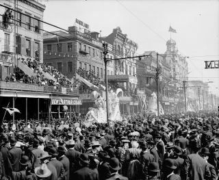 8x10 Historical Photo 1906 Mardi Gras Parade In Orleans - Rex Pageant