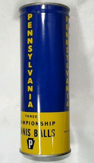 VTG Pennsylvania Tennis Balls Championship Metal Tin U.  S.  A.  Sports Mem 2