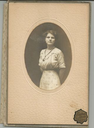 FT.  WORTH TX SEXY YOUNG LADY Cabinet Photo VG Texas Photo 1920s? 2